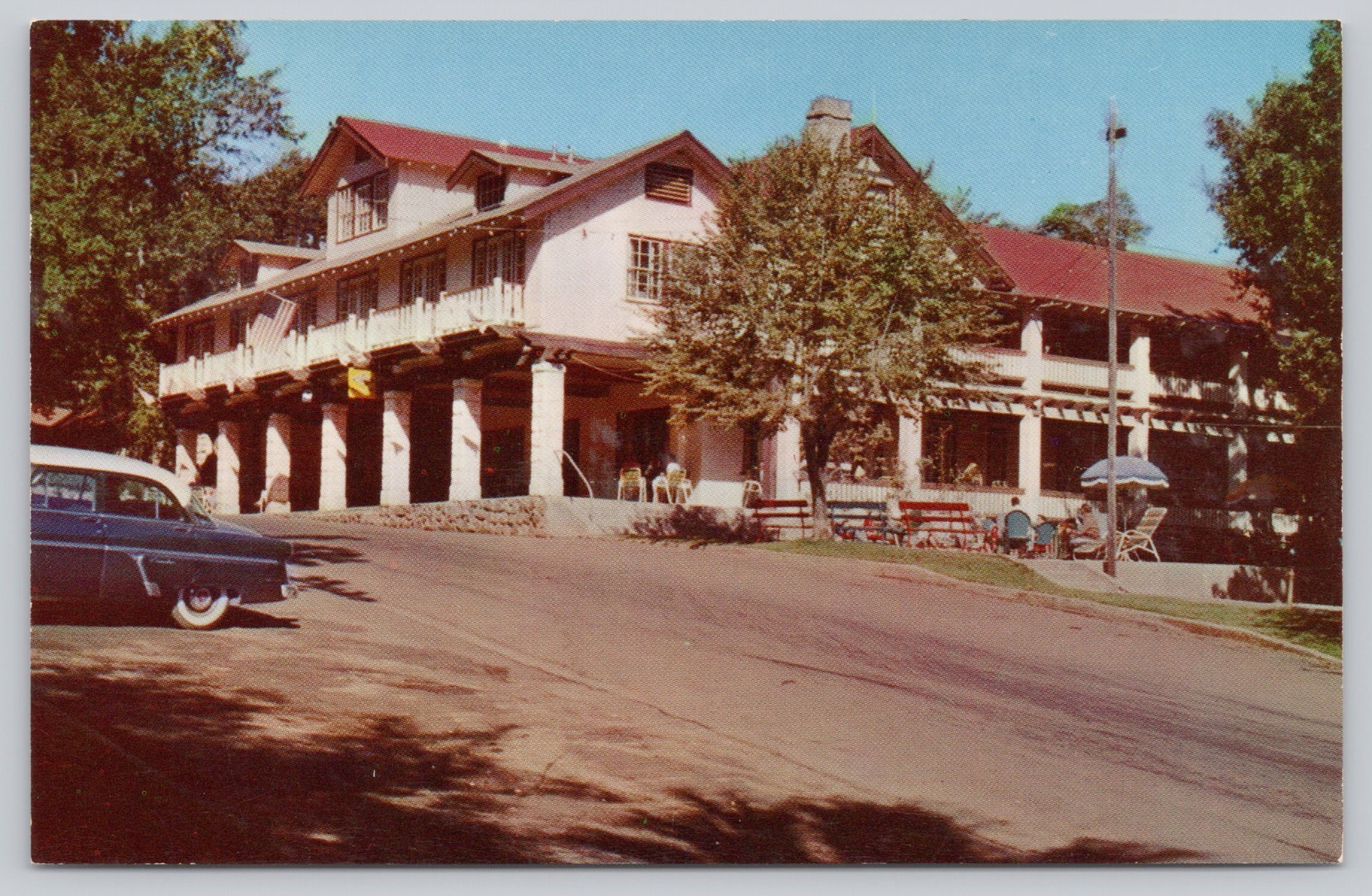 Hotel Seigler Hot Springs, Lake County California Seigler Springs CA Postcard
