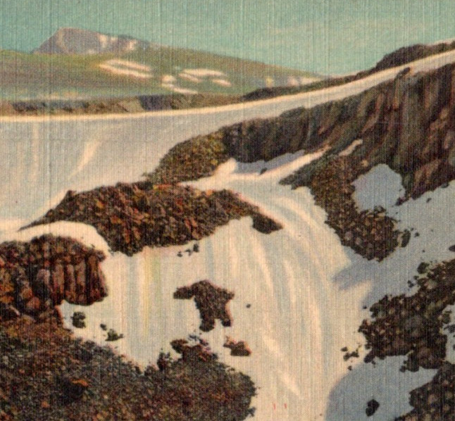 * VTG Postcard Iceberg Lake Ridge Rd Estes Park Grand Lake Rocky Mtn Natl Park