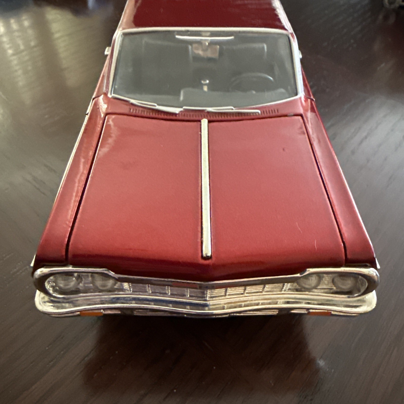 1964 Chevrolet Impala Red 1/24 Diecast Model Car by Motormax