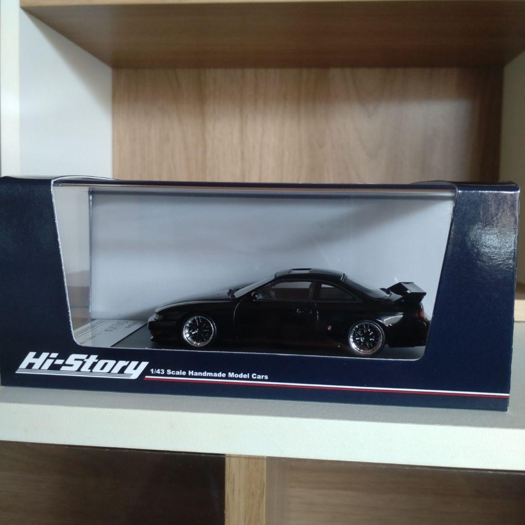 Hi-Story 1/43 Nissan Silvia K\'s Aero 1996 Model Car Super Black