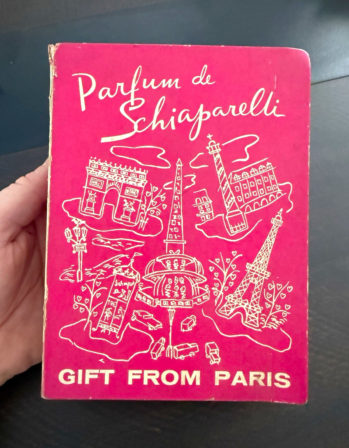 Vintage Schiaparelli Gift From Paris Grande Parfum Edition Box No. 7401