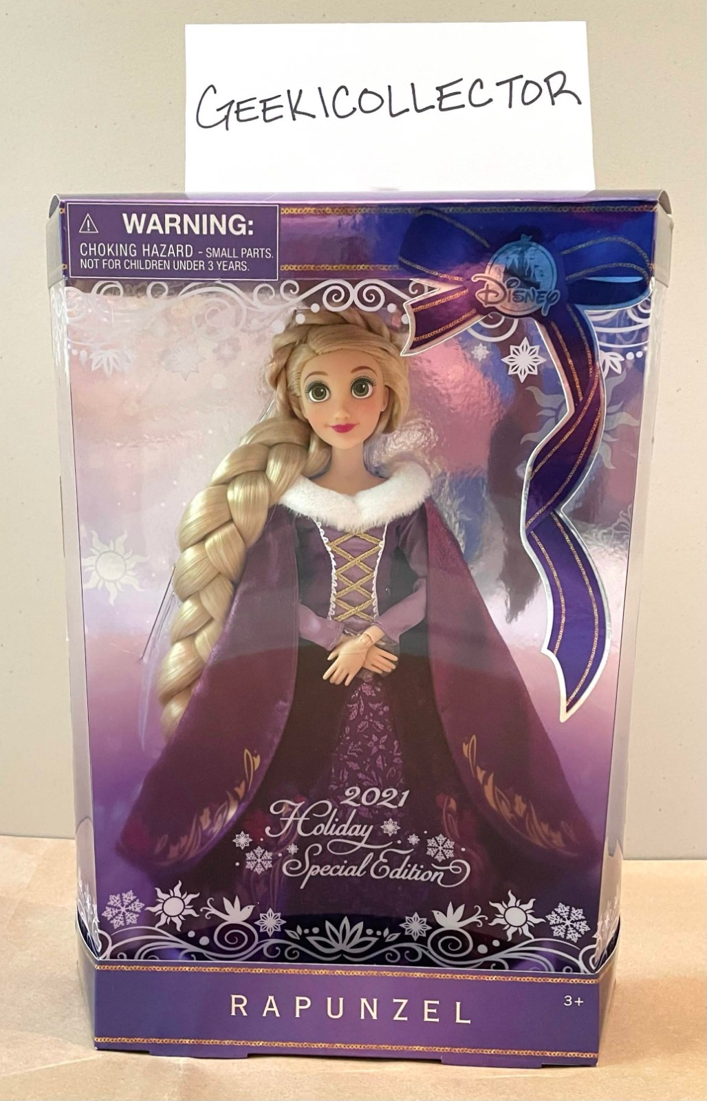 NEW - Disney Store 2021 Holiday Rapunzel Special Edition Collector Tangled Doll NEW - Disney Store 2021 Holiday Rapunzel Special Edition Collector Tangled Doll