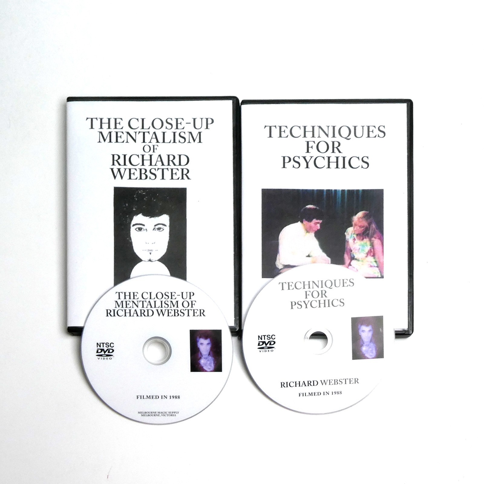 2 DVDs PSYCHIC COLD READING & CLOSE-UP MENTALISM Richard Webster Techniques for
