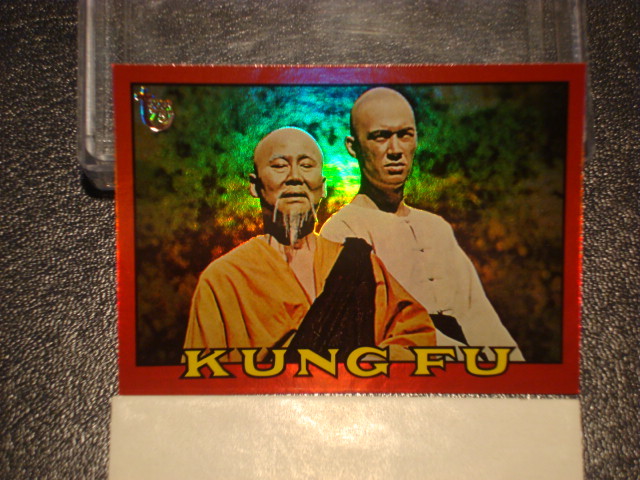 2013 TOPPS 75TH ANNIVERSARY “KUNG FU” RAINBOW FOIL PARALLEL CARD #58 NEW