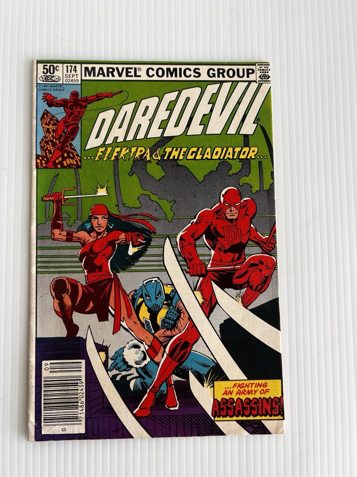 Daredevil #174 Vol. 1 1981 Marvel Comics 1st App Newsstand High Grade Q40-197