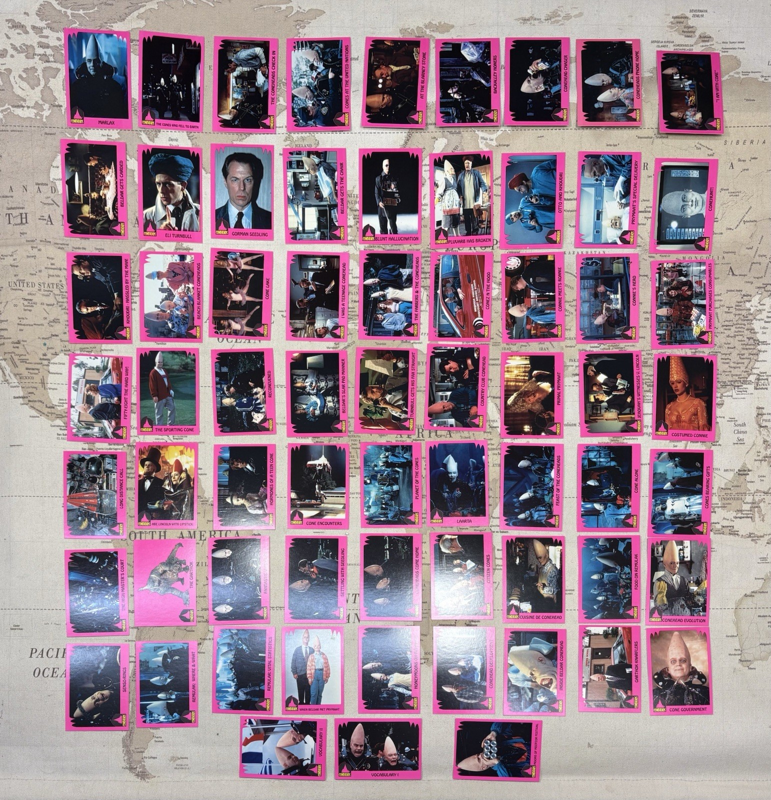 1993 Topps Coneheads Movie Trading Cards Complete Base Set 66 SNL Vintage EUC