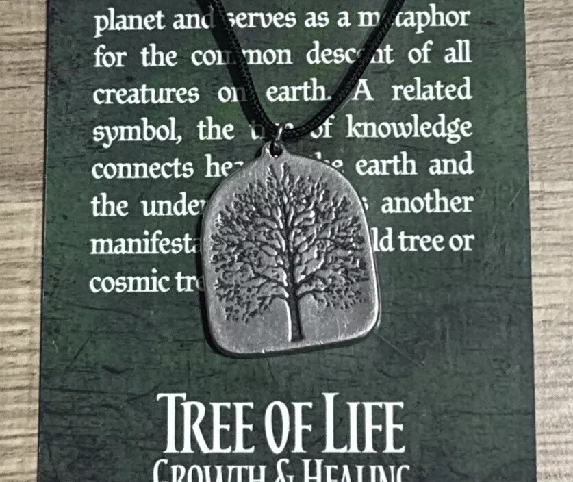 Tree of Life Pewter Pendant Pagan Wiccan New Made USA
