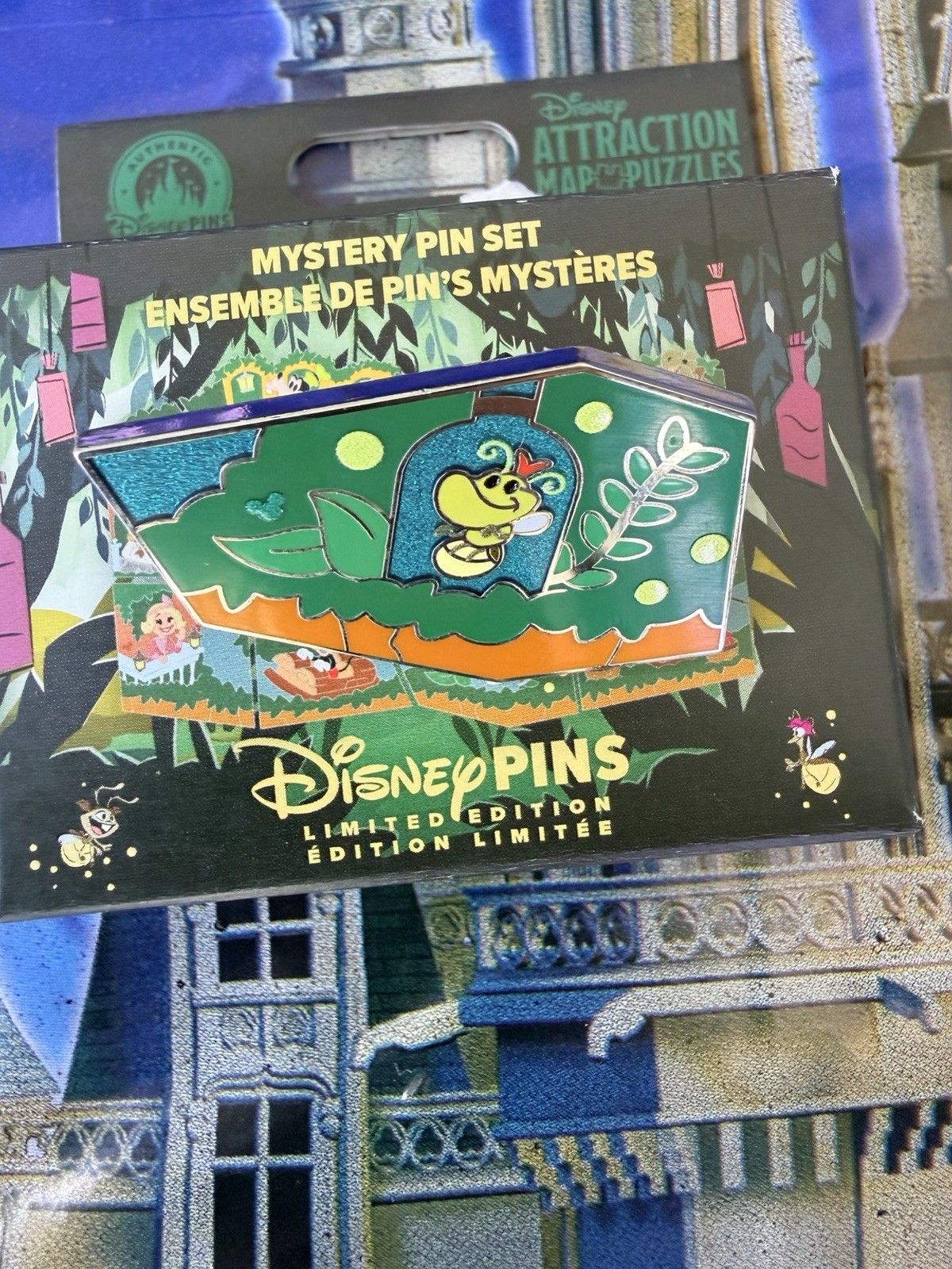 2026 Walt Disney World Tiana’s Bayou Attraction Map Puzzle Pin LE 550 Ray