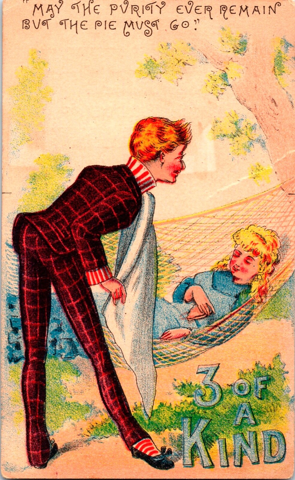 Vintage 1880s Romantic Couple Vaudeville Play \