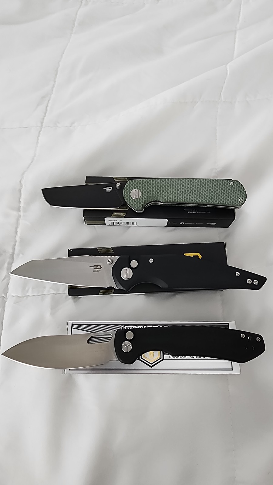 Bestech Knives Bundle. Three Pocket Knives. New