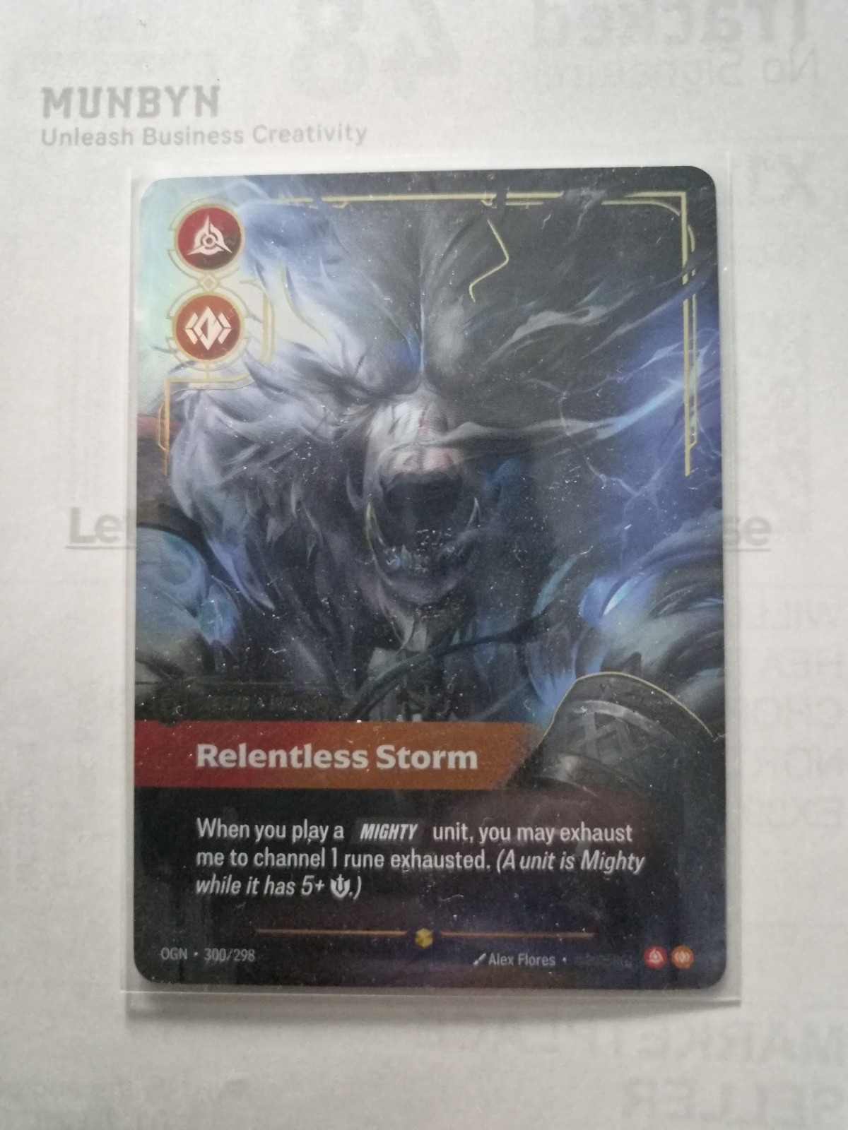 Volibear OGN 300/298 League of Legends Riftbound TCG Card English Edition 2025