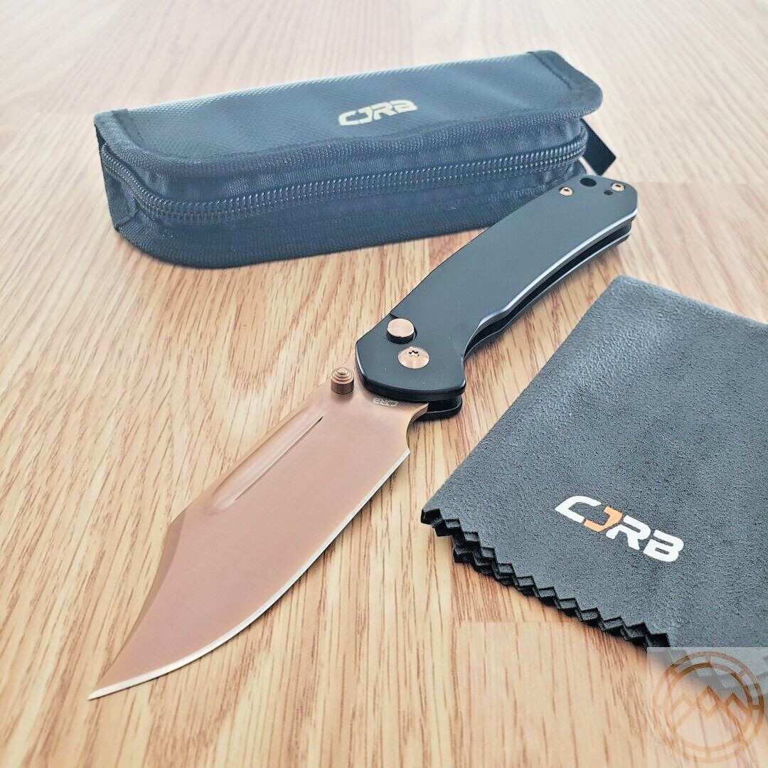 CJRB Bowie Pyrite Folding Knife 3.13\