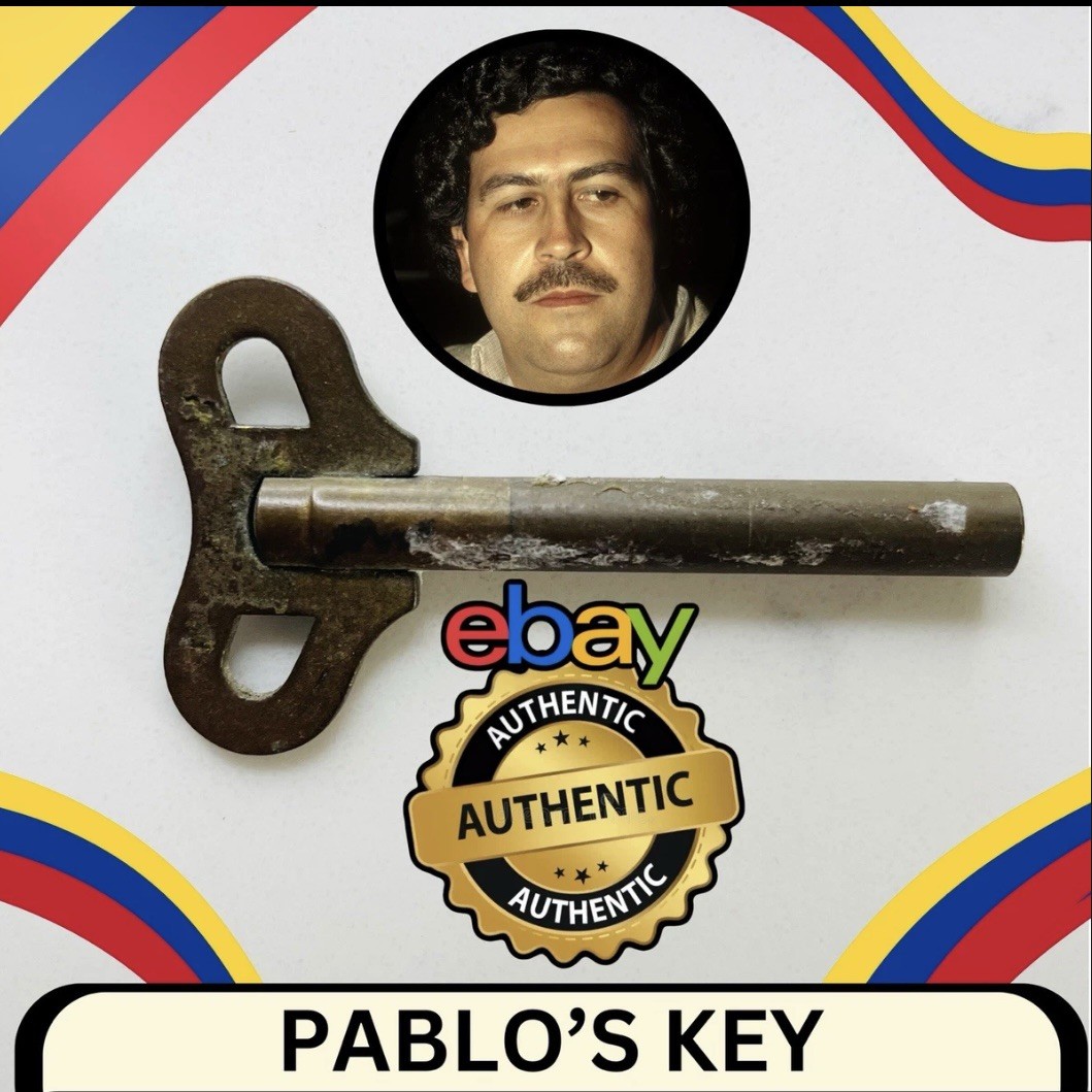 ⭐️ Pablo Escobar Key Personal Item Celebrity Item True Crime
