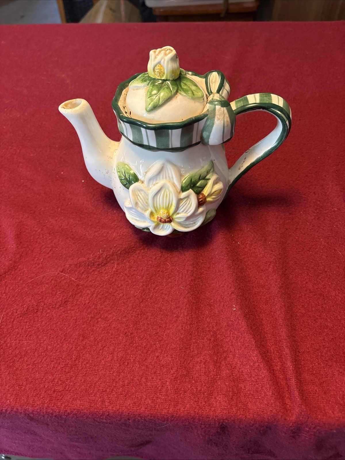 VTG Young’s Inc China Floral Teapot 1997