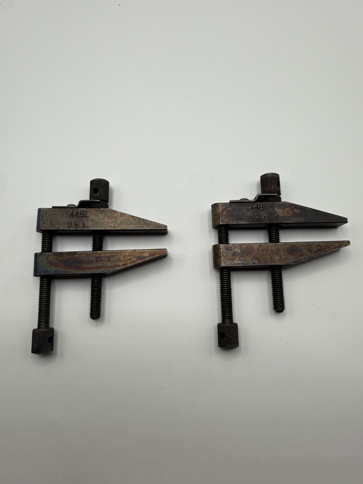 Vintage Pair #4481 Parallel Clamps Machinist toolmakers tool Made in USA