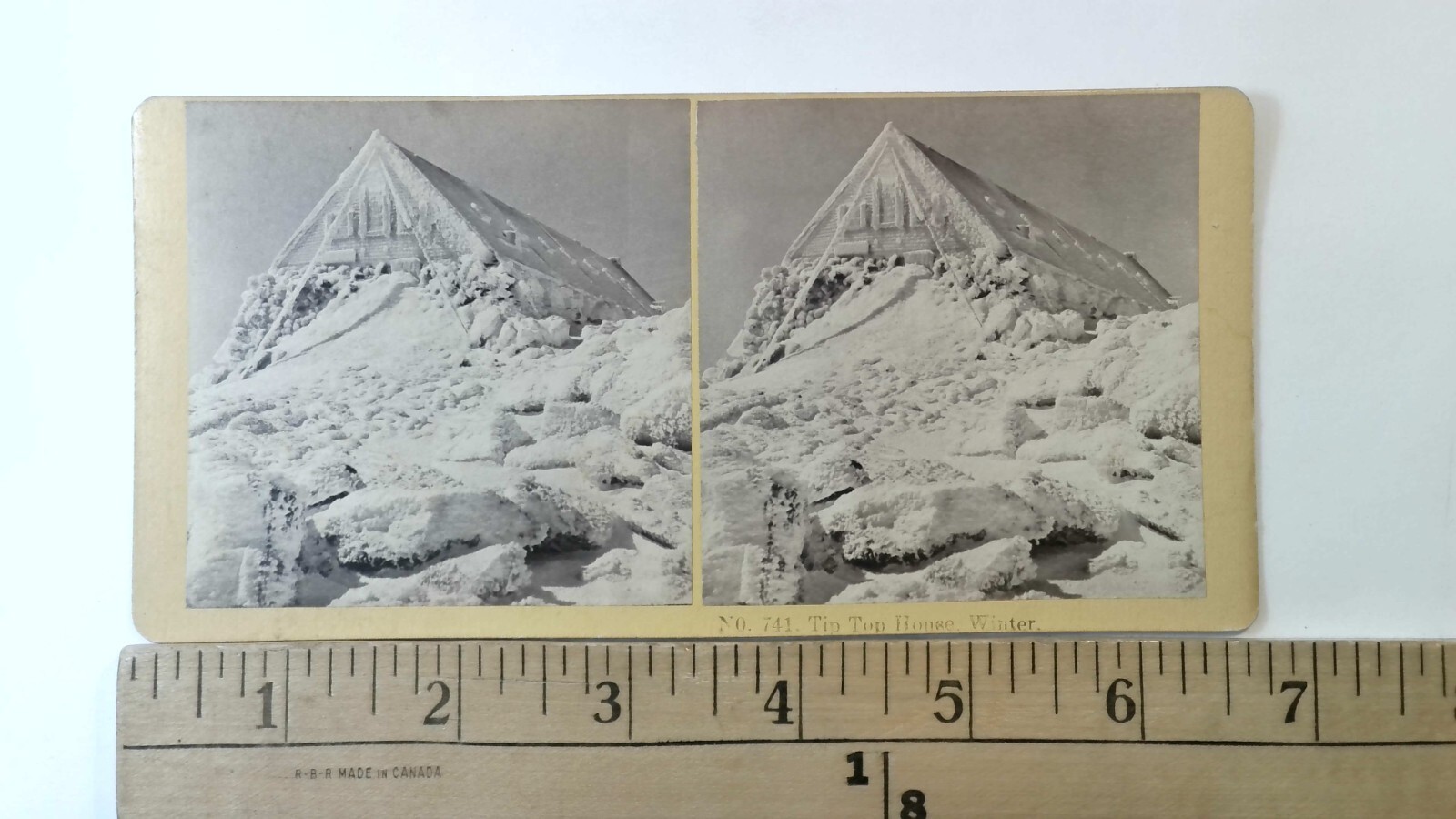 Tip Top House Winter Stereoview Kilburn Brothers Littleton NH 1870s Mount Tip Top House Winter Stereoview Kilburn Brothers Littleton NH 1870s Mount
