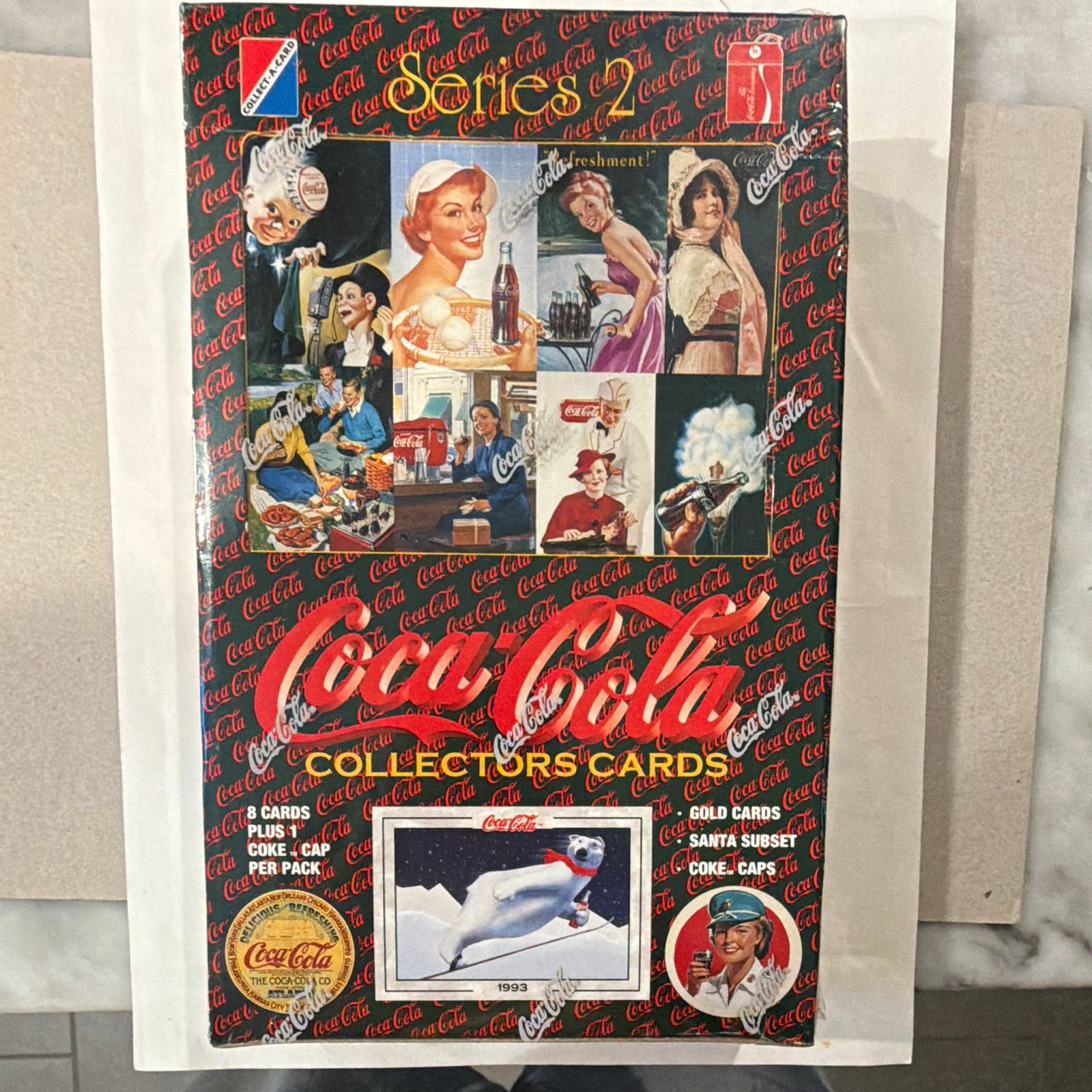 1993 Collect A Card Coca-Cola Series 2 Collectors Card Box (New Sealed)