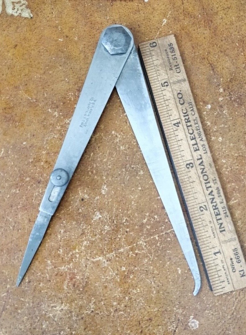 Vintage Starrett -No. 41 Firm Joint Hermaphrodite Caliper