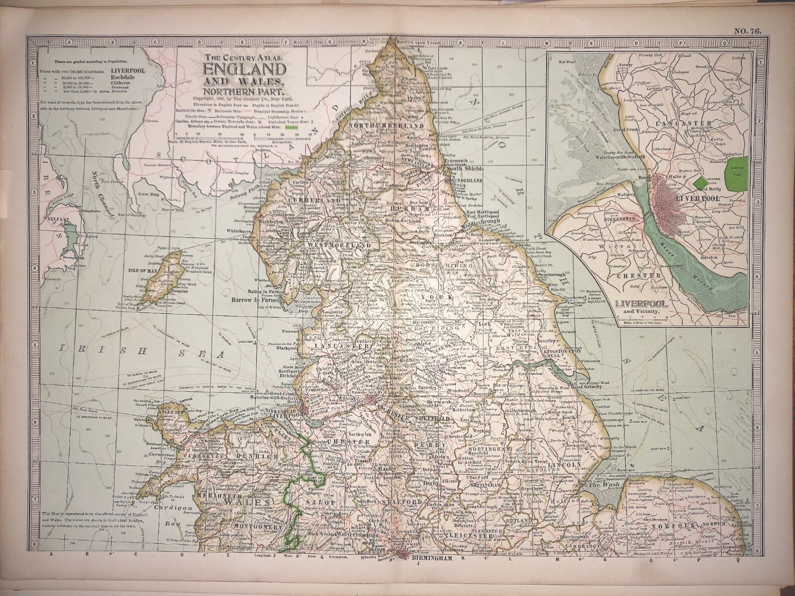 1897 Antique 10 Map Lot England Germany France ++ Very Good Condition 12x16