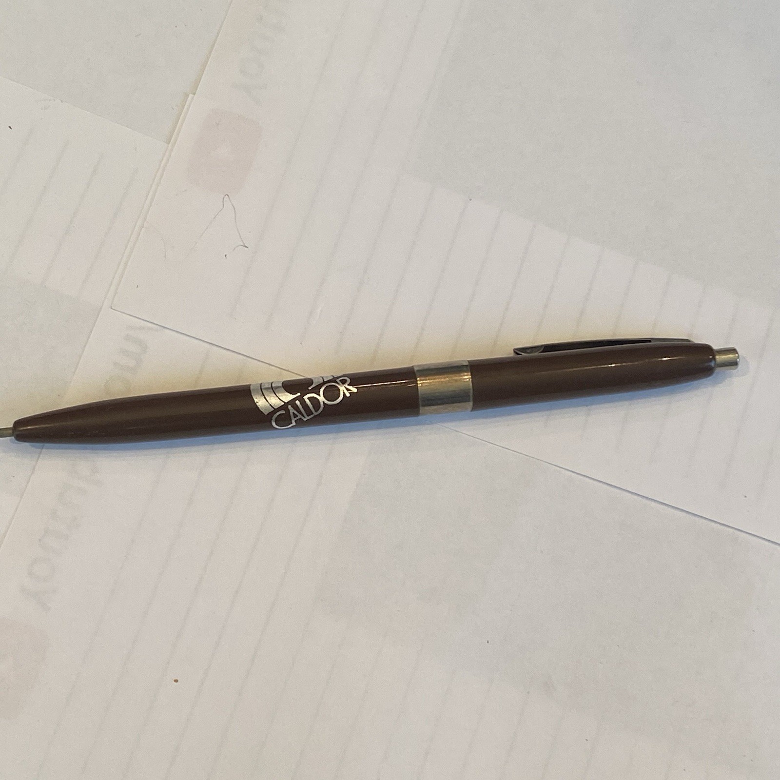 Vintage Caldor Stores Brown Pen