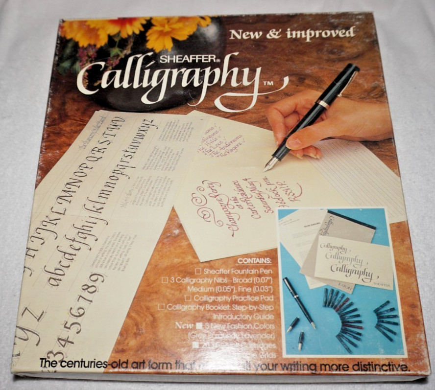 Sheaffer Calligraphy Set with a Step-By-Step Introductory Guide Pamphlet