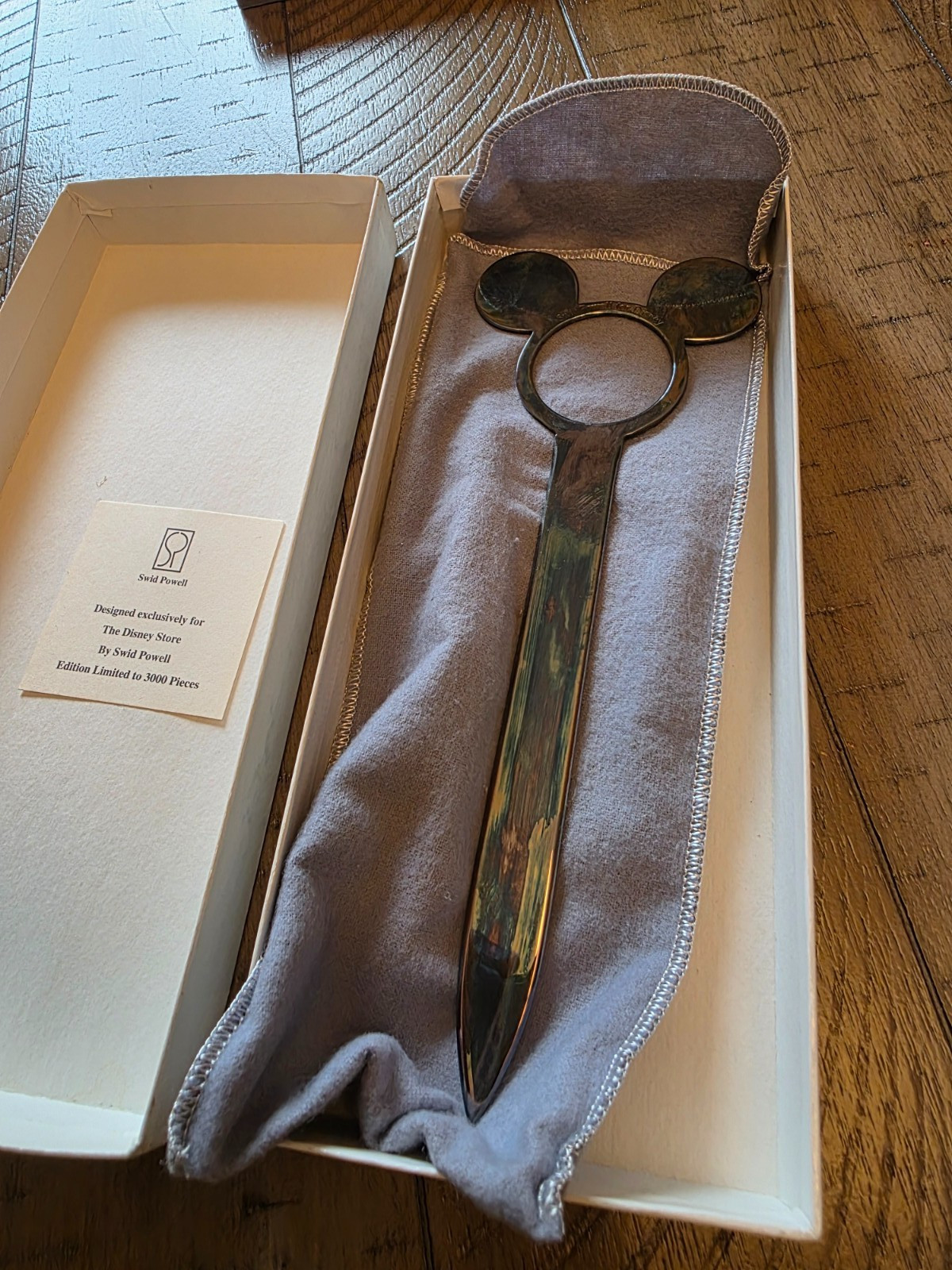 Mickey Mouse Letter Opener - Disney Store Swid Powell Exclusive Mickey Mouse Letter Opener - Disney Store Swid Powell Exclusive