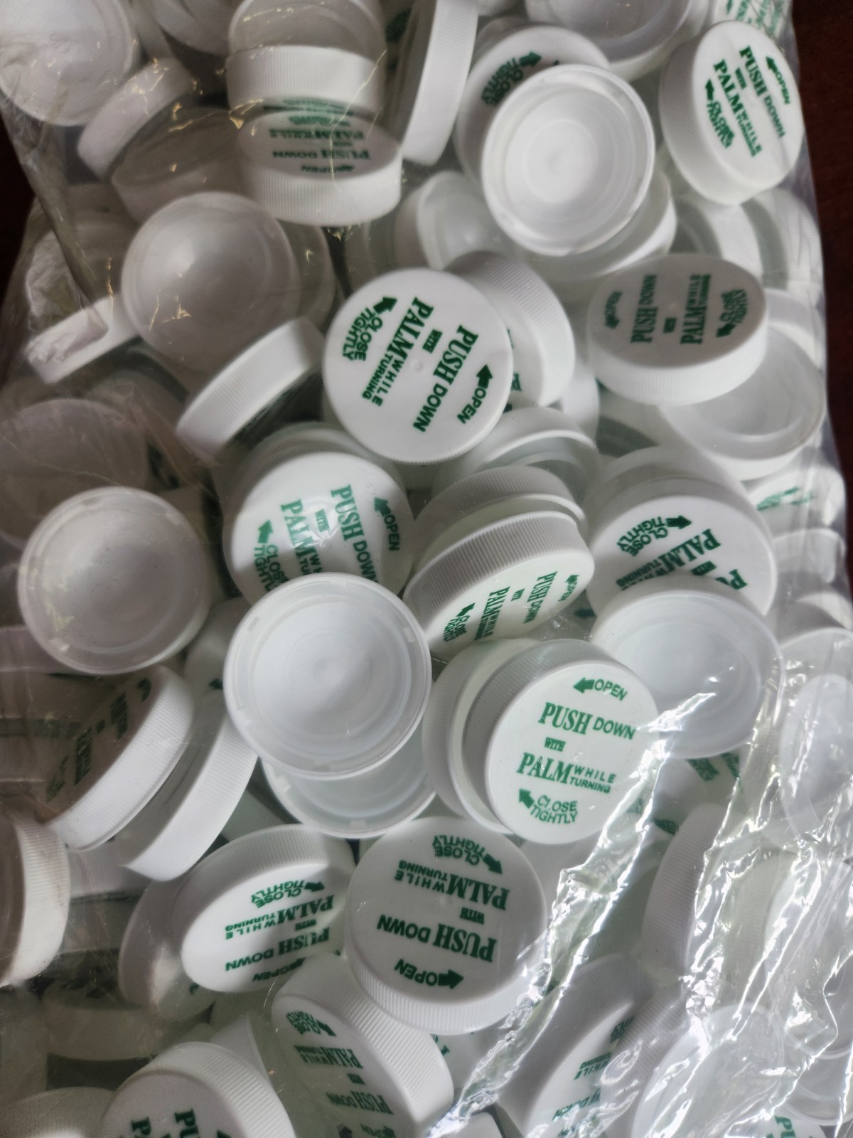 200 Medicine Bottle Caps Child Resistant  fits Berry 12,16,20 dram
