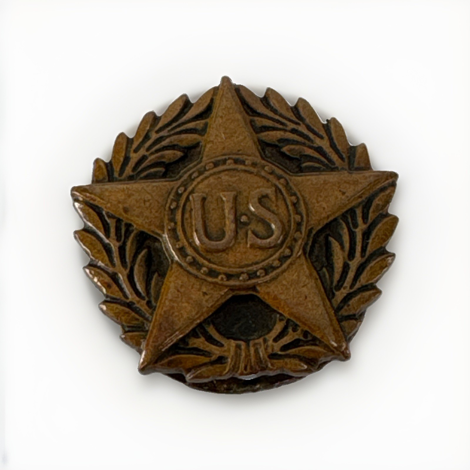 Vintage WW1 era US Army Honorable Discharge Lapel Pin Badge Military Button Hole