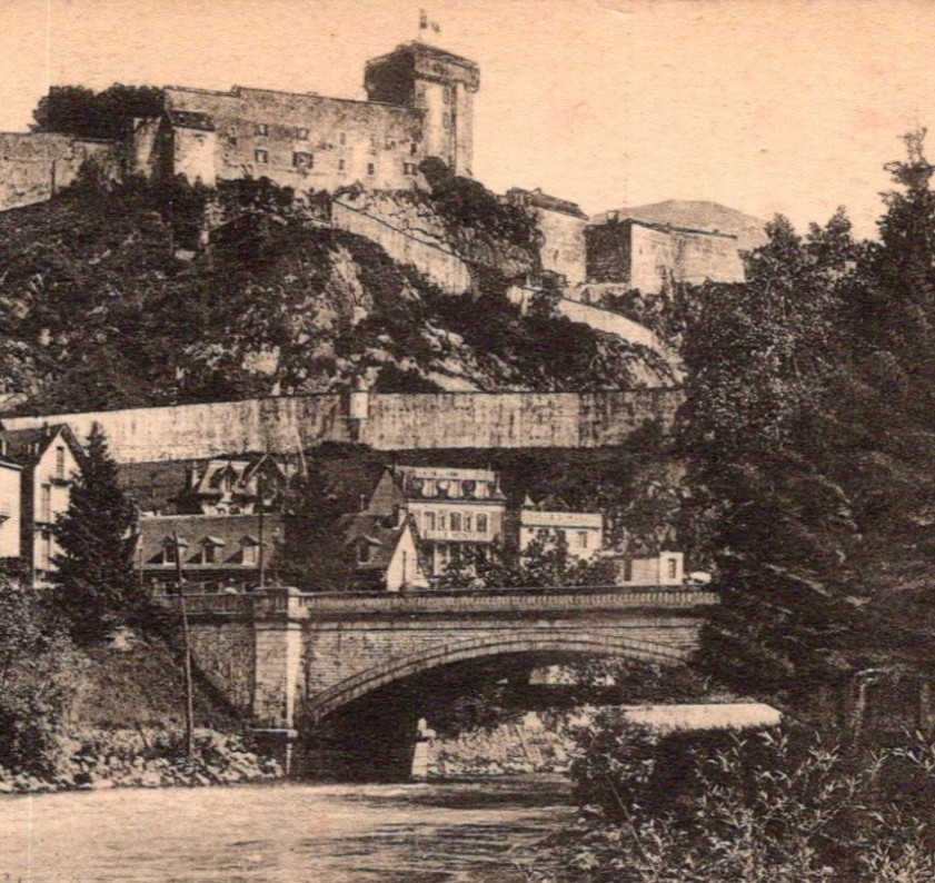 * Antique RPPC Château Fort De Lourdes France c1900s Postcard Travel Real Photo