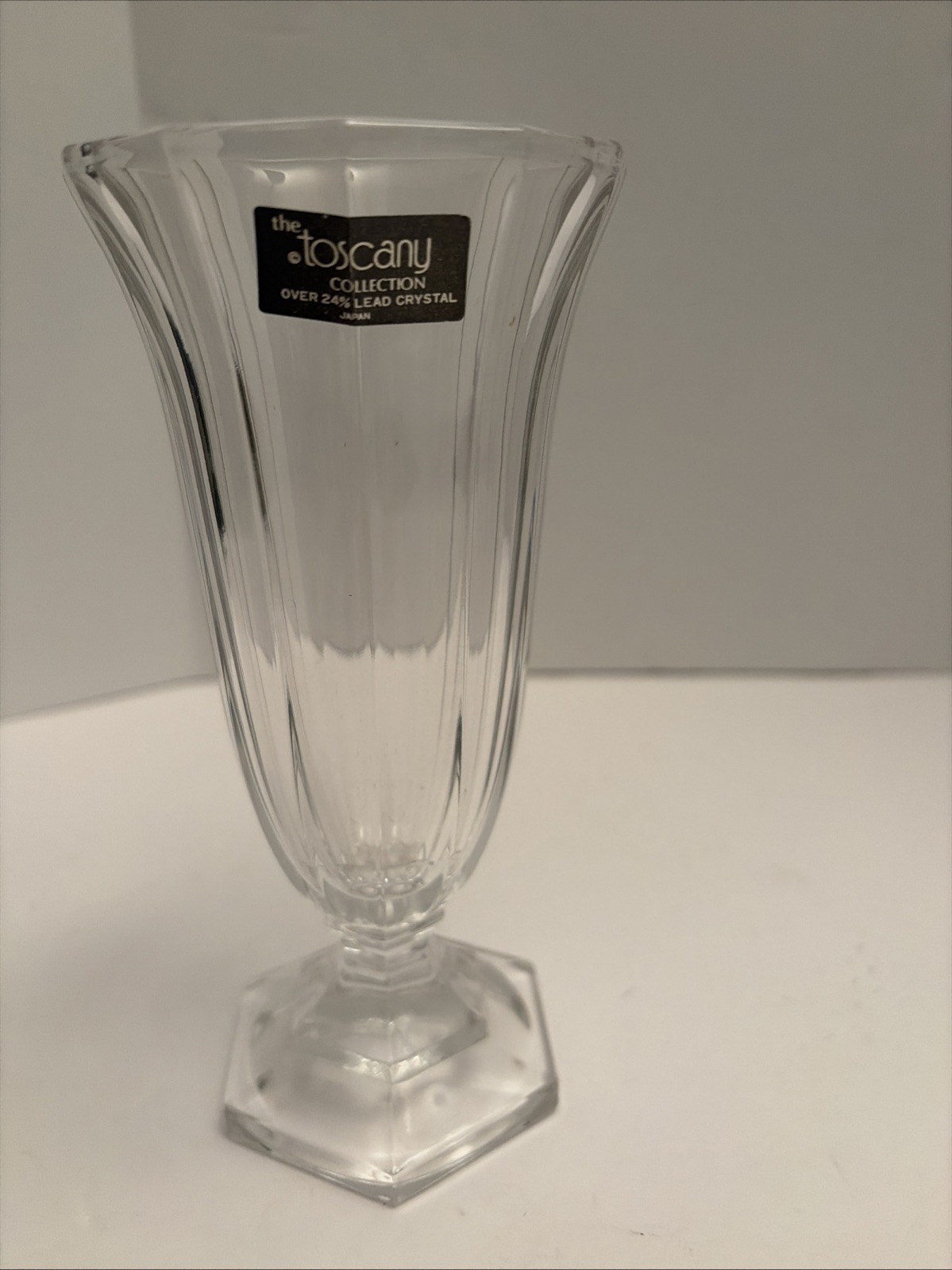 Vintage Toscany 24% Lead Crystal Vase/Glass Germany