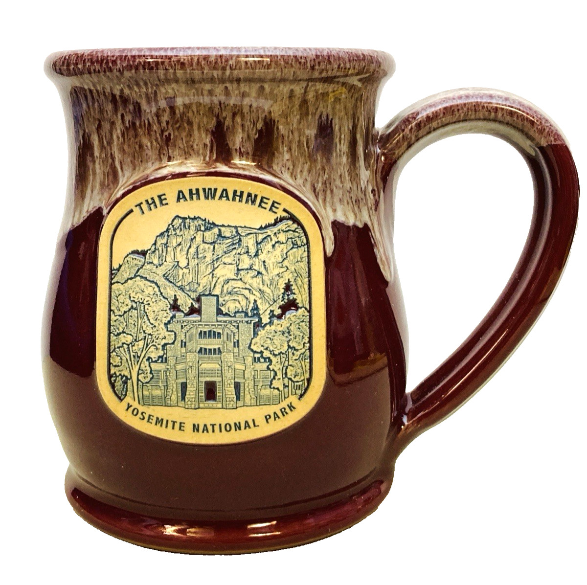 Deneen Art Pottery Coffee Mug Hand Thrown Ahwahnee Yosemite National Park 4.5\