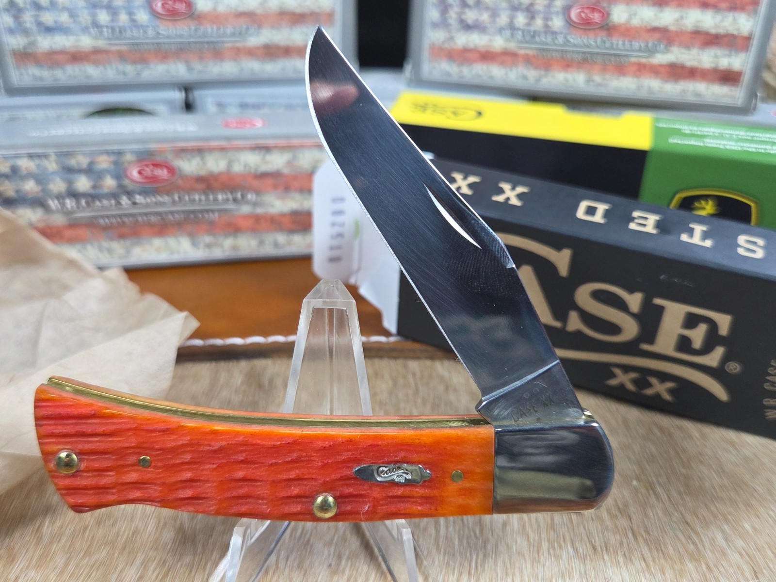 🔥 RARE & MINT Case XX Tequila Sunrise  (57536 / BR61135 SS)  Axe Handle