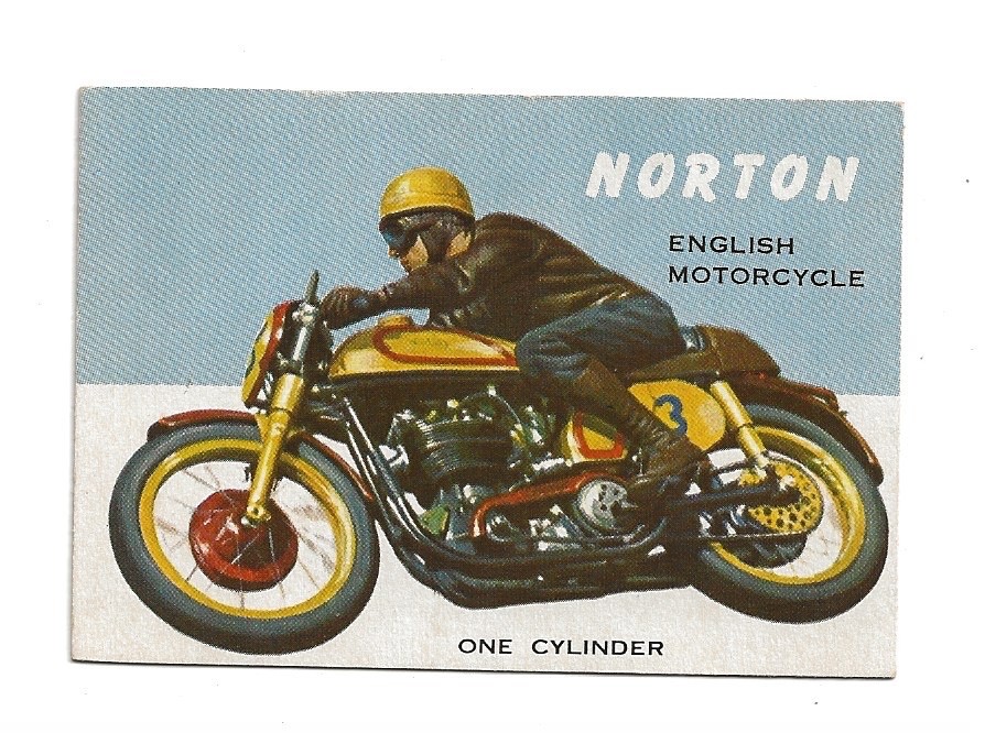 1954 Topps World on Wheels #7 ERROR card