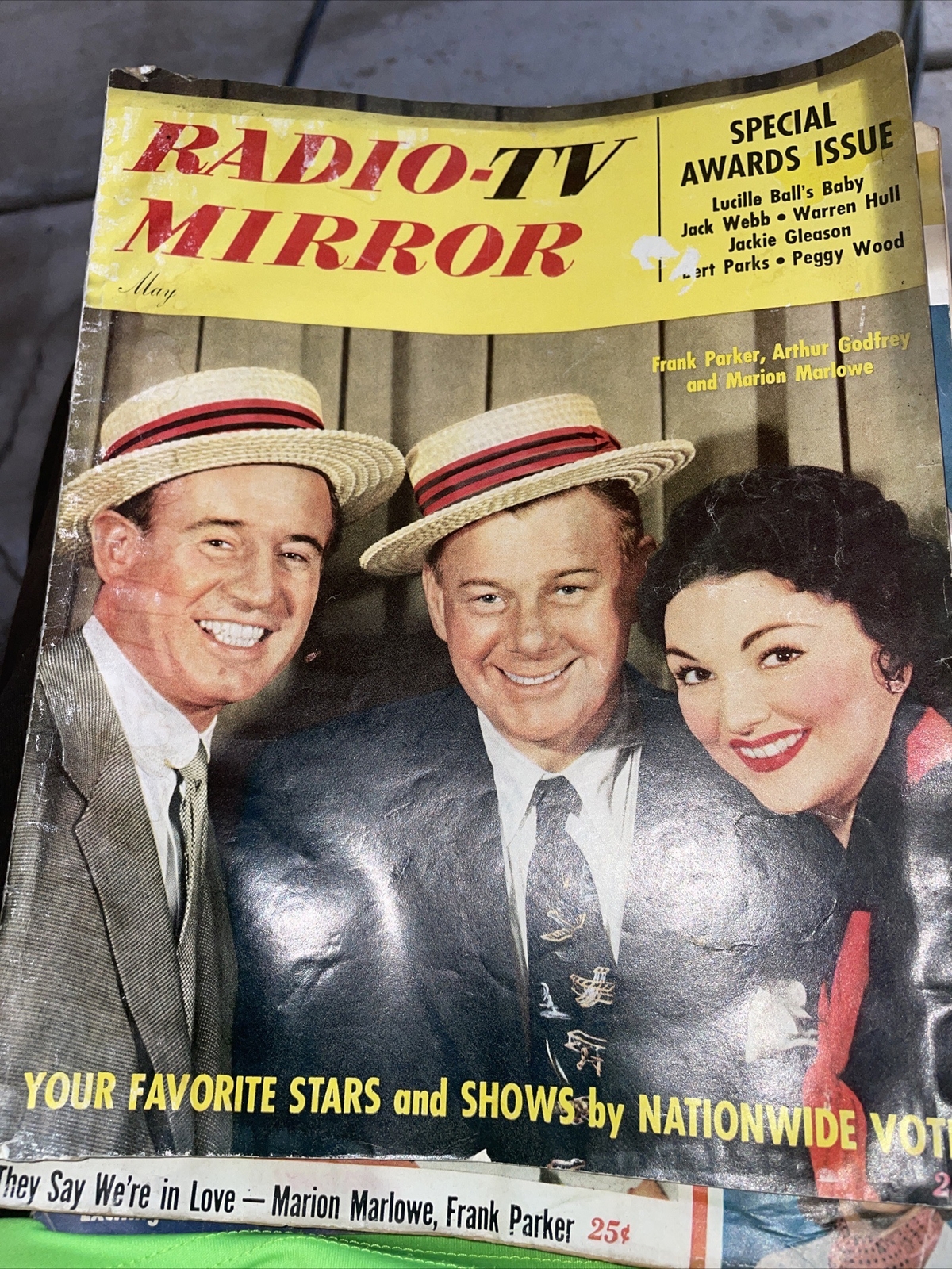 Vintage Radio-TV Mirror Feb 1952,Feb&May 1953 Radio and TV Fan Magazines