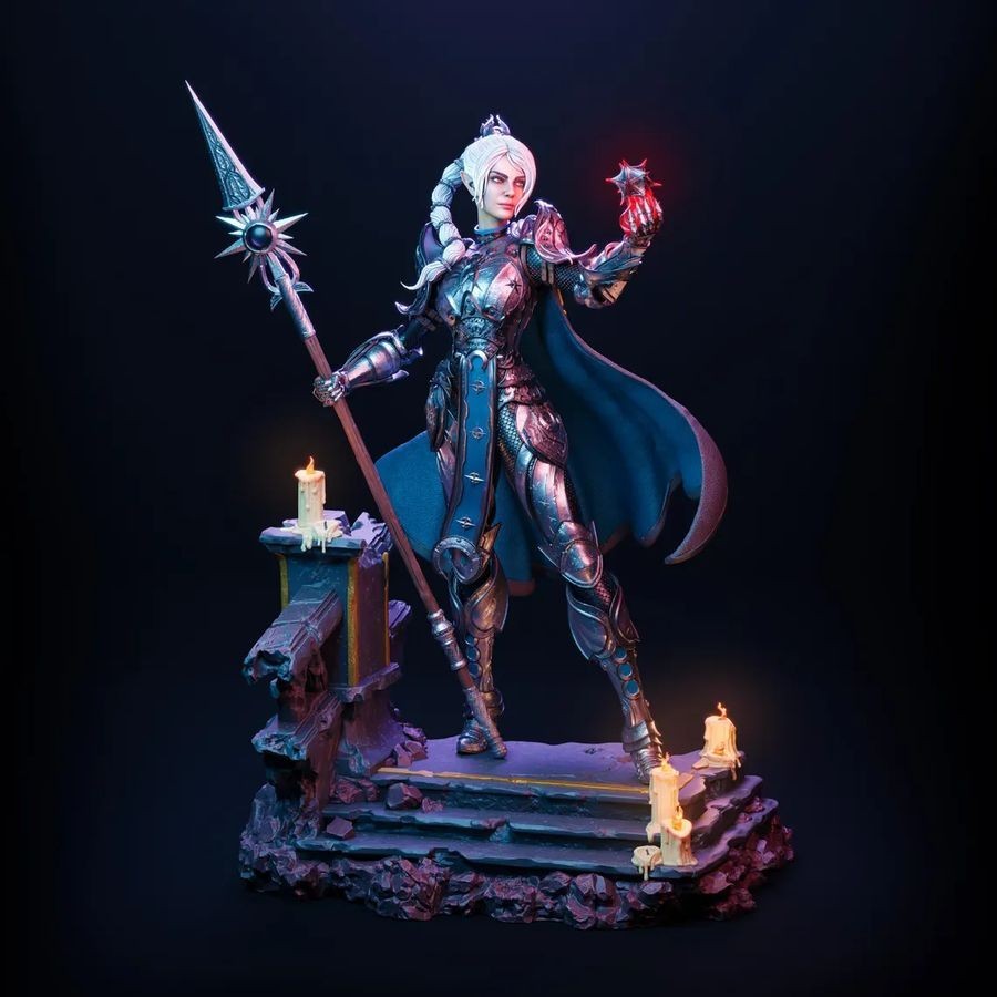 Shadowheart Resin Sculpture Statue Model Kit Unpainted/Unassembled