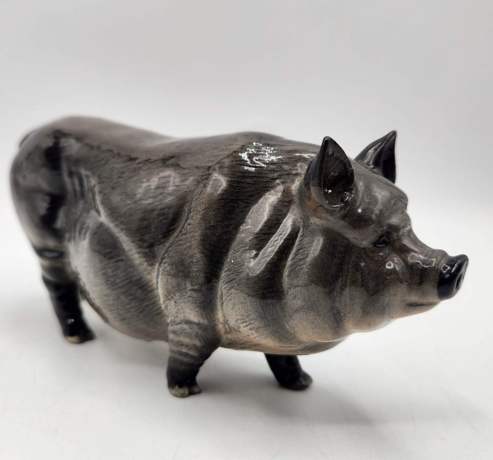 Vintage Royal Doulton Porcelain Pot Bellied Pig Figurine Made In England
