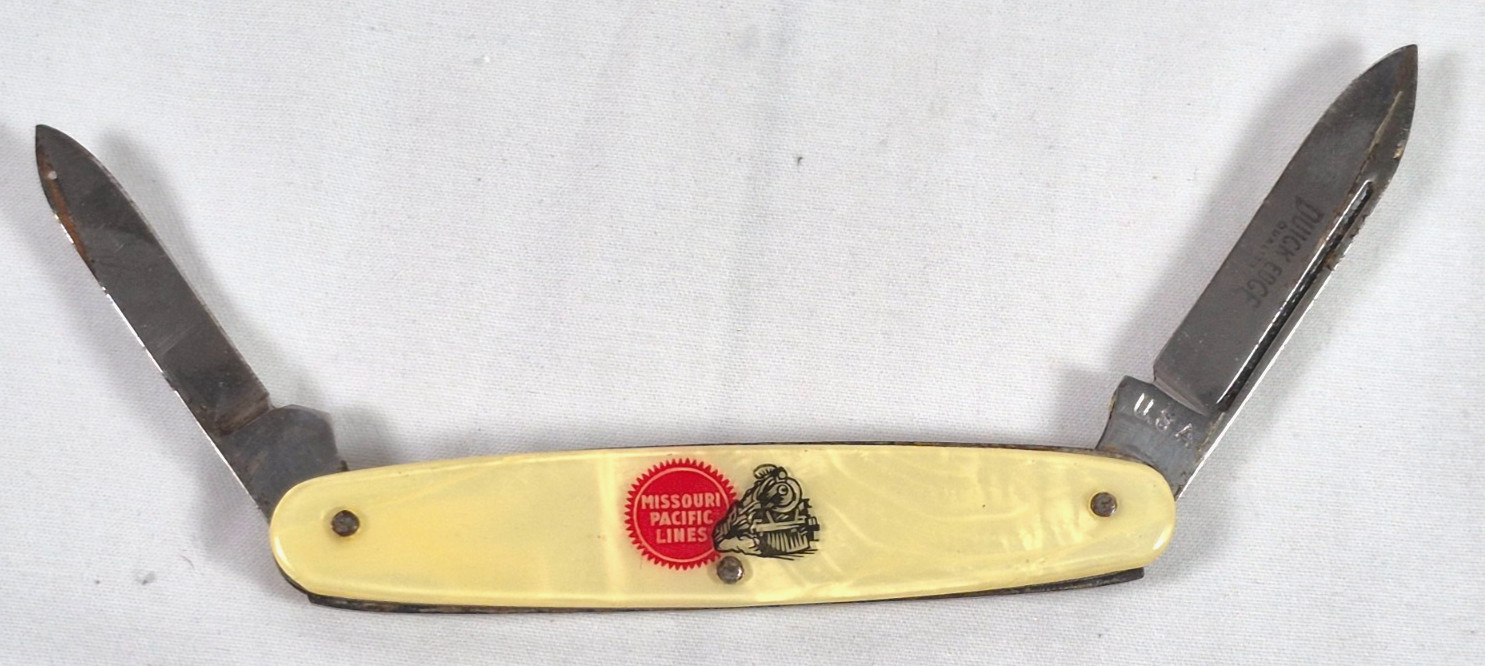 VINTAGE MISSOURI PACIFIC RAILROAD POCKET KNIFE ST LOUIS MO USA