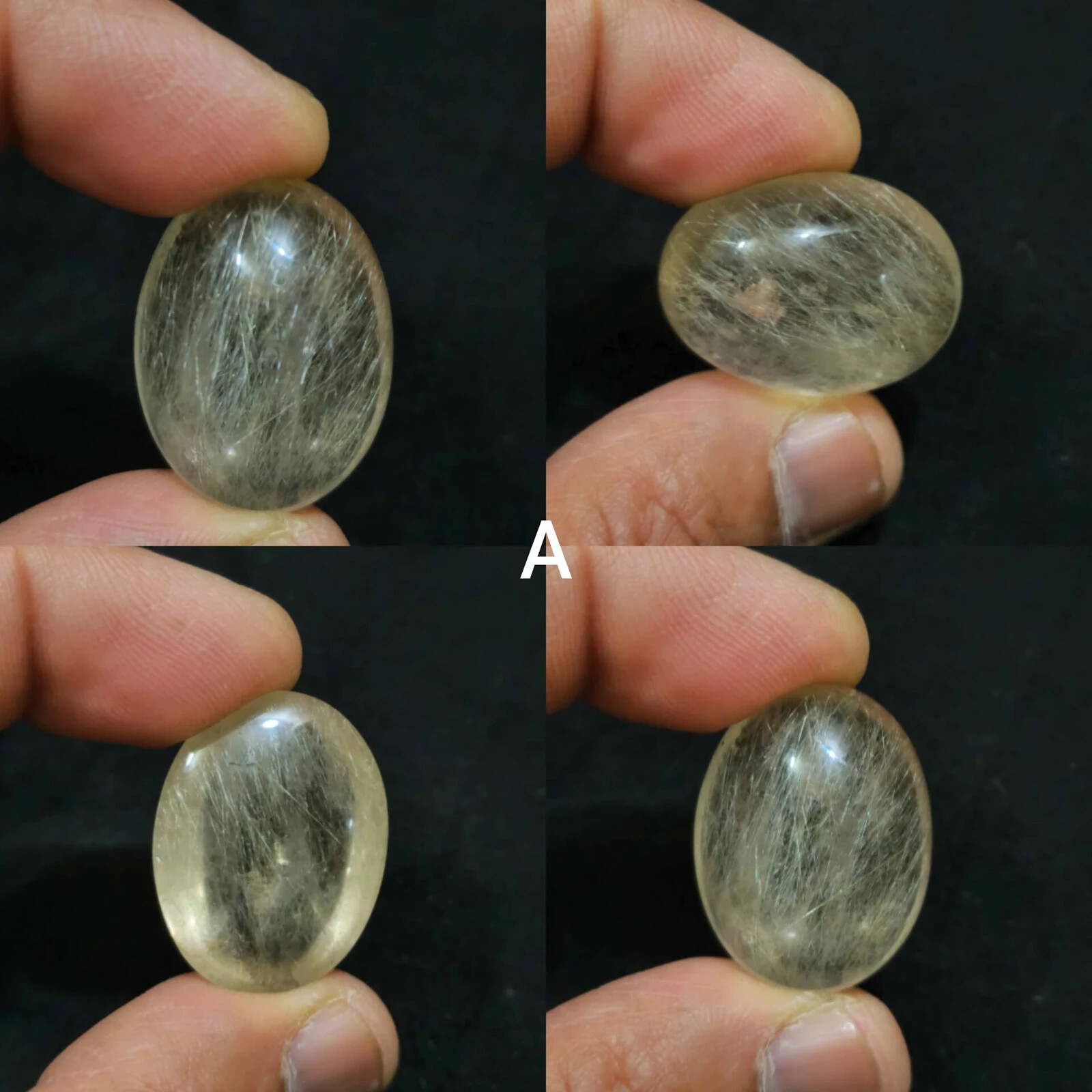 Ultimate A+ Golden Rutiled Cabochon Oval Shape Loose Gemstone Jewelry For Making Ultimate A+ Golden Rutiled Cabochon Oval Shape Loose Gemstone Jewelry For Making