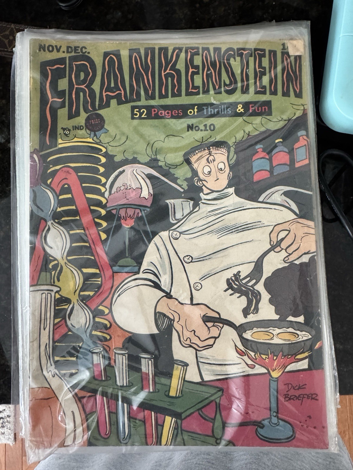 Frankenstein #10 Nov Dec 1947 Dick Briefer Golden Age Horror Comic Frankenstein #10 Nov Dec 1947 Dick Briefer Golden Age Horror Comic
