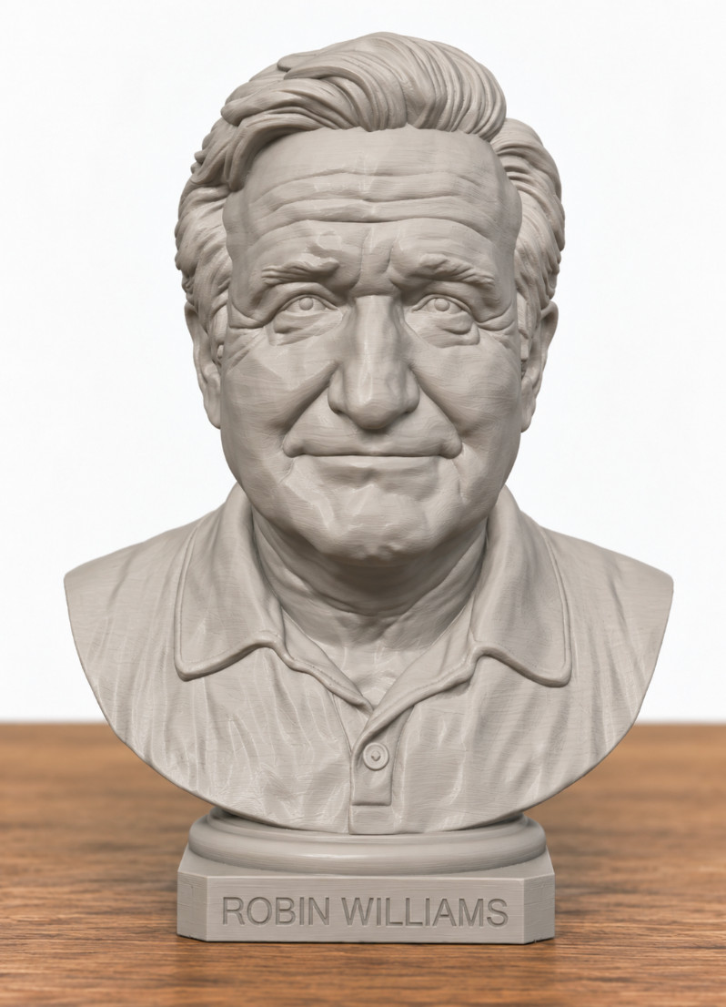 Robin Williams Bust, My Captain, Goodwill Hunting, Mrs. Doubtfire, Remembrance