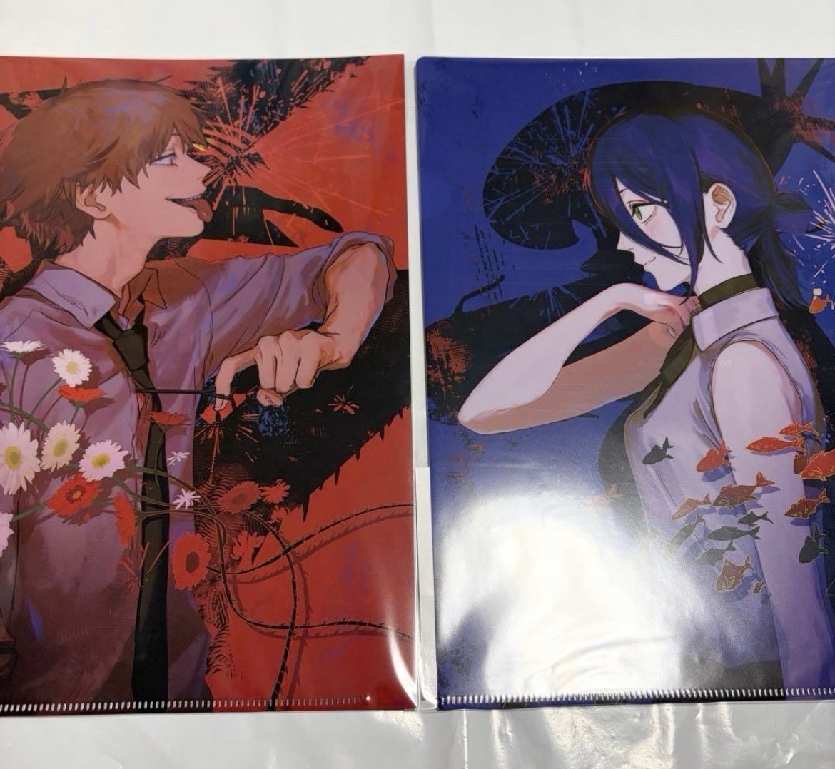 Chainsaw Man Denji Reze Set Bomb Mappa Expo 15th Anniversary Event A4 Clear File