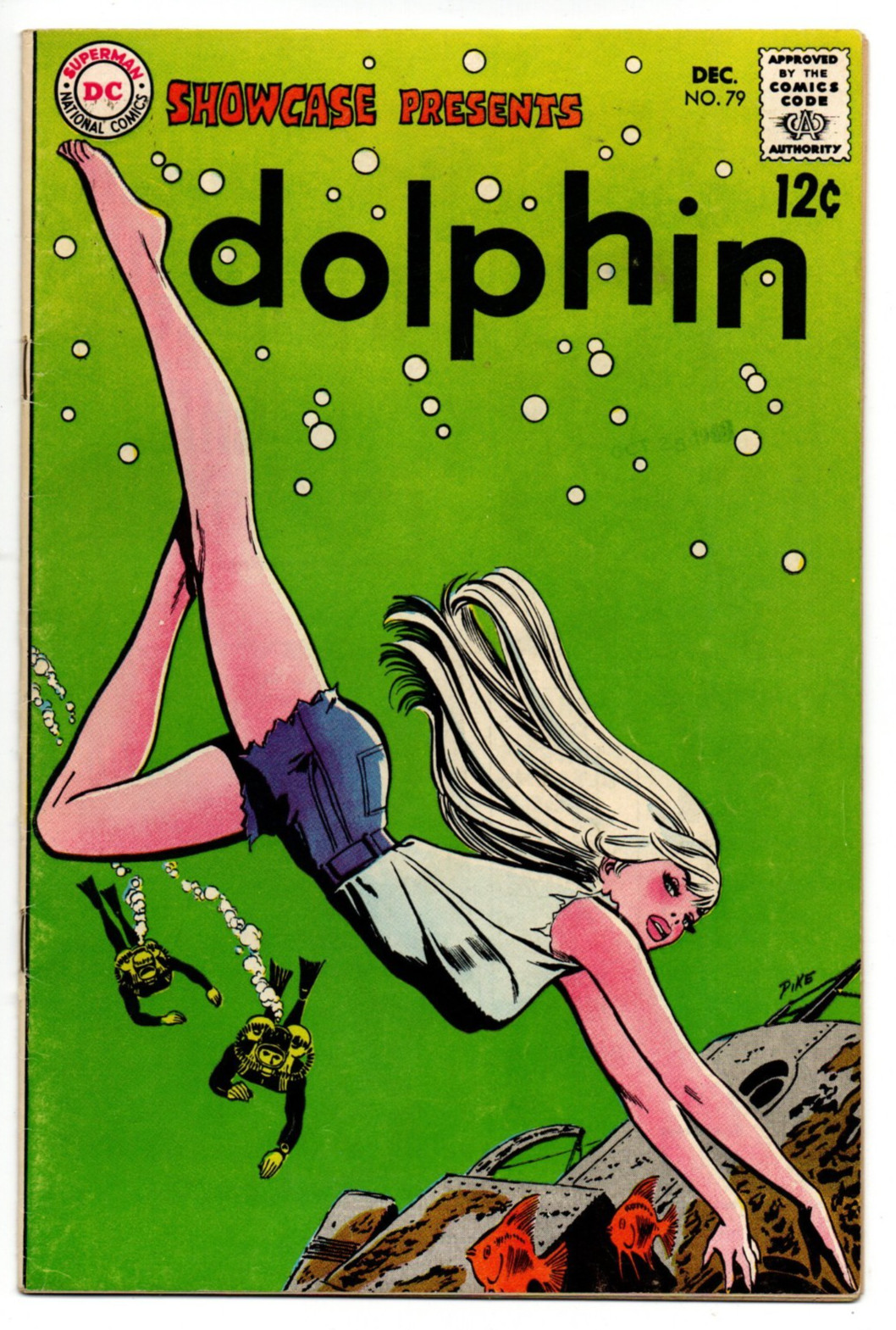 Showcase #79 VF- 7.5 Key 1st Appearance Dolphin DC Silver Age Comics 1968