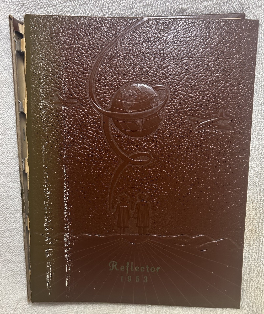 1953 Yearbook Griffin High School IN Great Photos & No Writing Scarce
