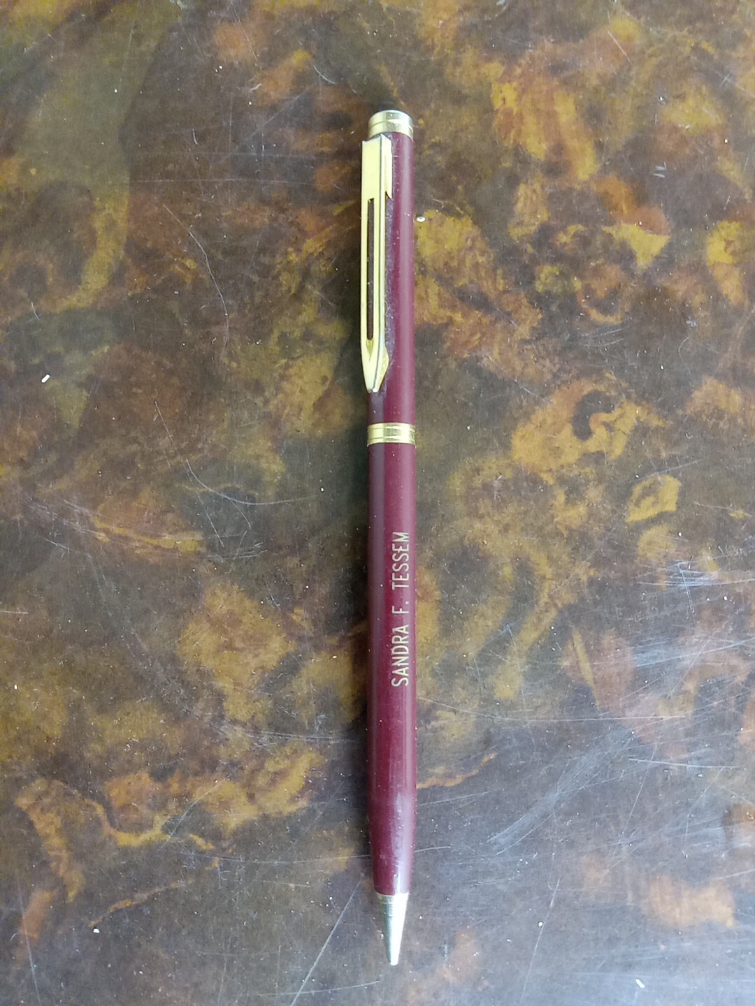 Vintage Maroon Saratoga Pen Company Vintage Maroon Saratoga Pen Company