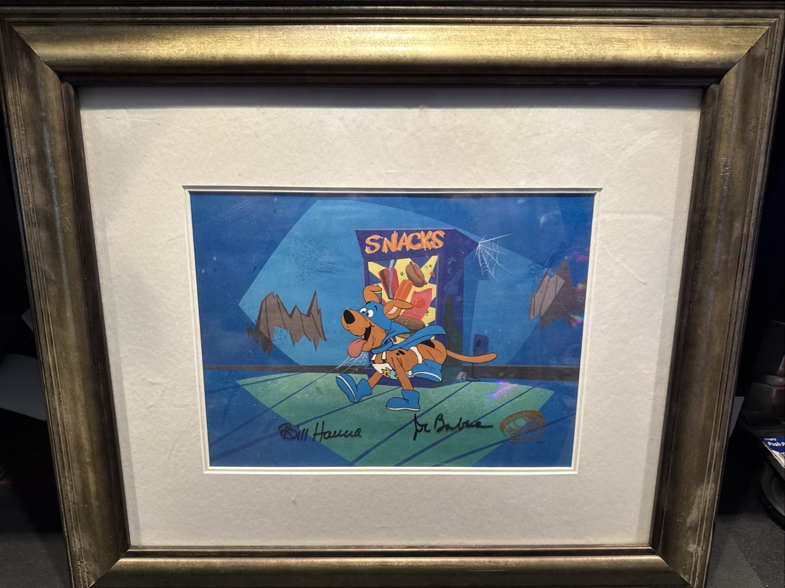 Pup Named Scooby Doo Original Hand Painted Production Cel Hanna Barbera Signed Pup Named Scooby Doo Original Hand Painted Production Cel Hanna Barbera Signed