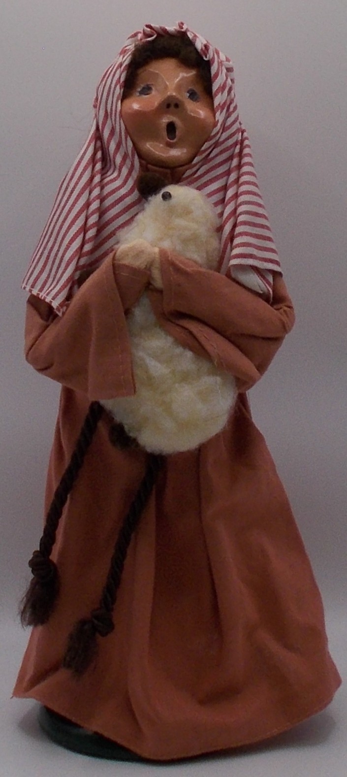 Byers Choice Ltd. 1988 In Full Dressed Holding An Animal
