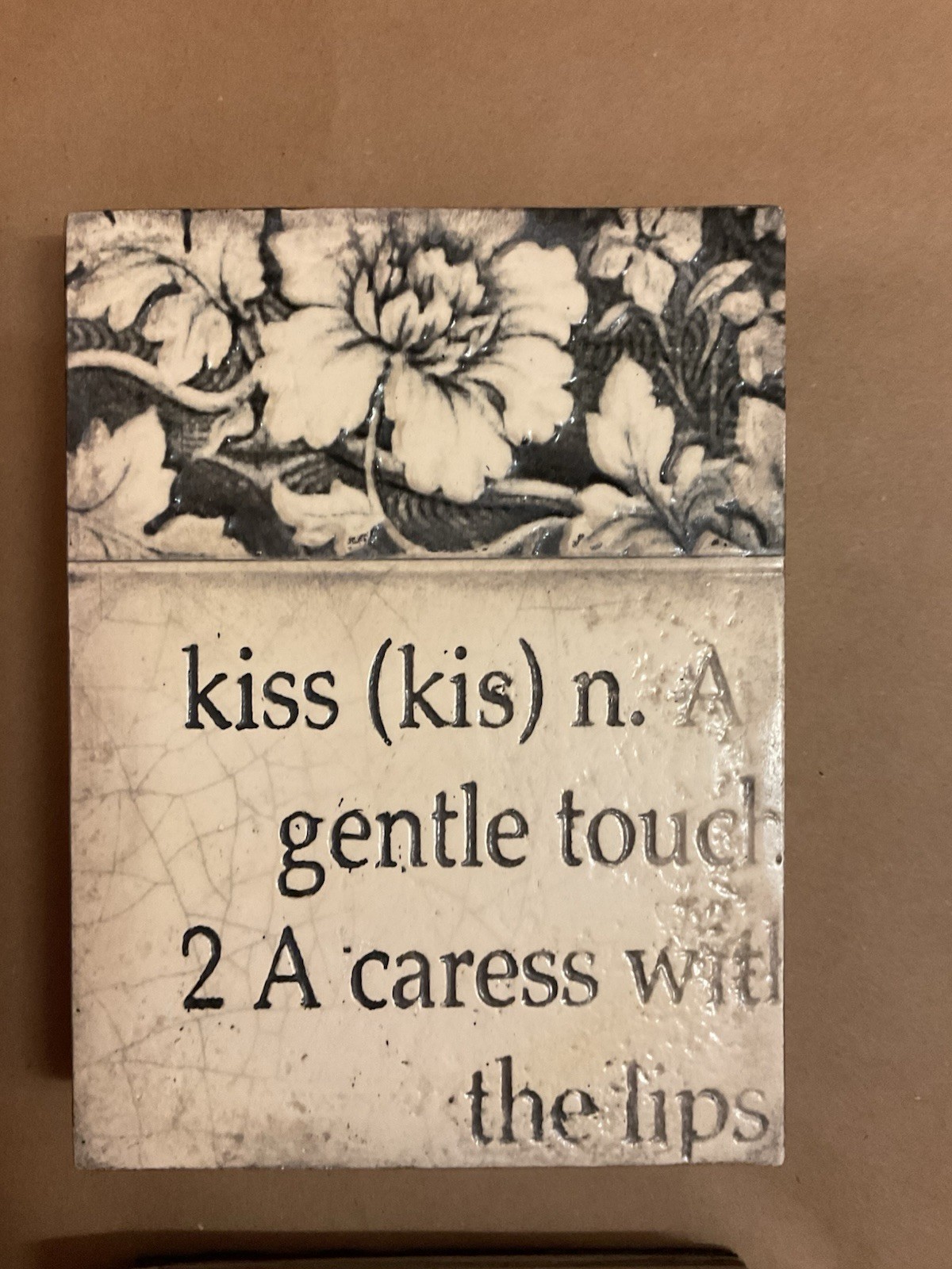 Sid Dickens Memory Blocks - vintage, T-285 ~ First Kiss