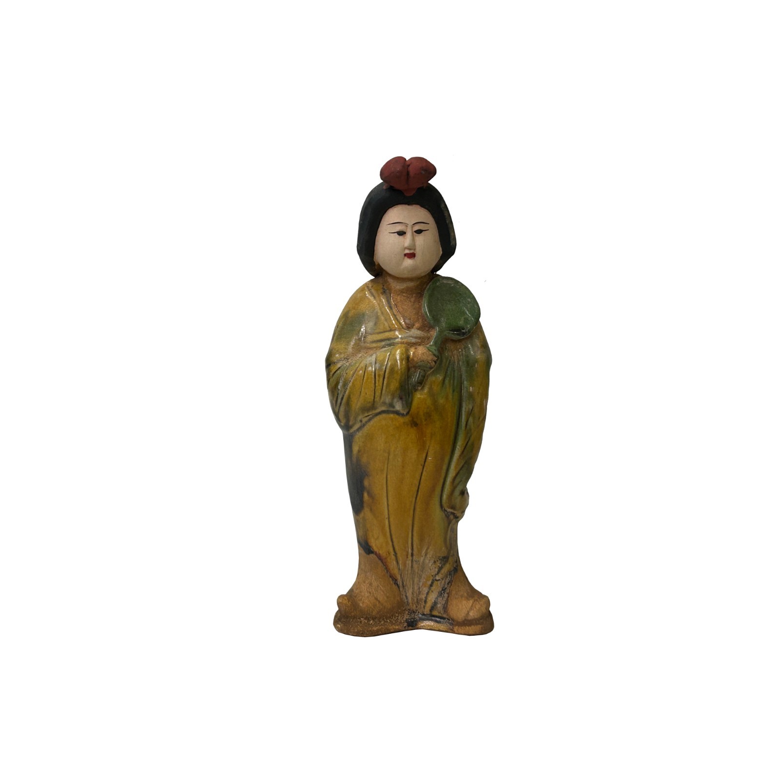 Small Chinese Oriental Ceramic Tong Style Lady Figure Display Art GB363