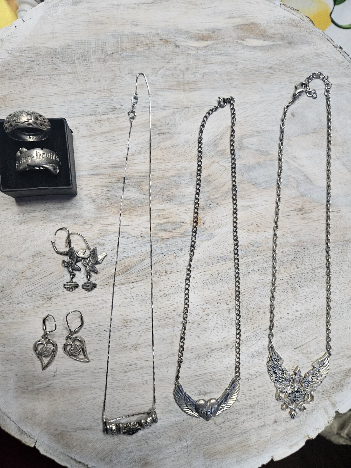 Genuine Harley-Davidson Sterling Silver Jewelry Collection All Sterling