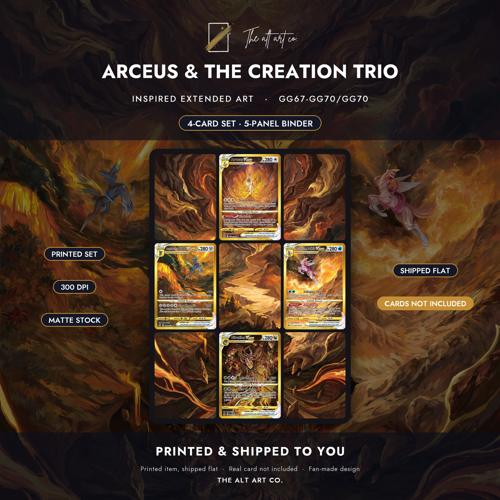 Arceus VSTAR Origin Forme Dialga VSTAR Origin Forme Palkia VSTAR Giratina VSTAR